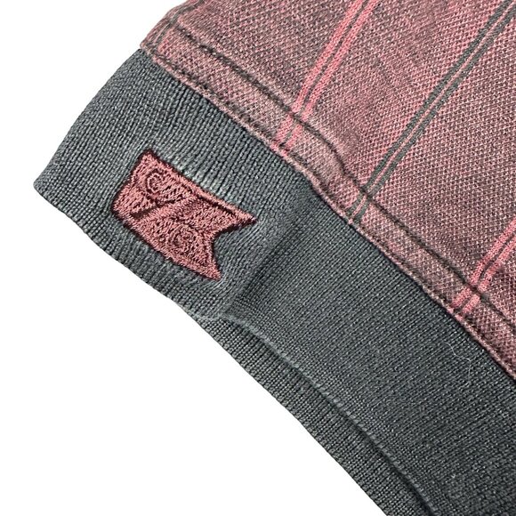 Cutter & Buck Cherokee Run Golf Club Polo Shirt Men's L Burgundy & Black Cotton - Picture 3 of 9